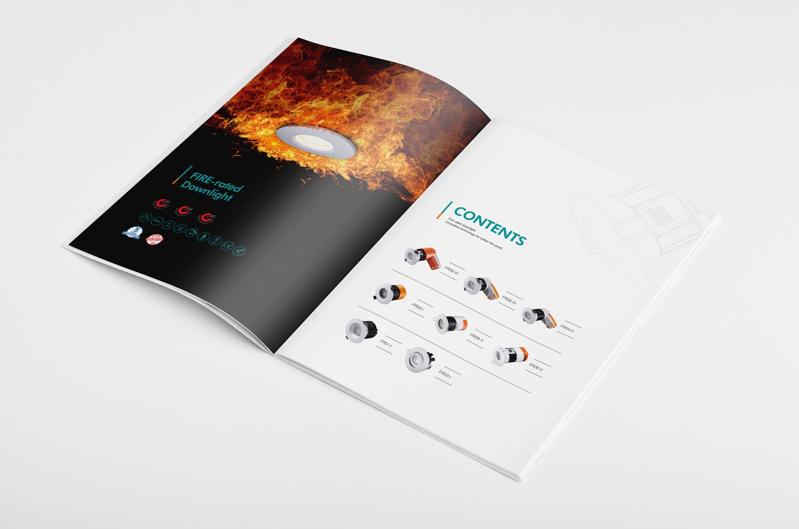 防火燈畫冊目錄設(shè)計(jì)