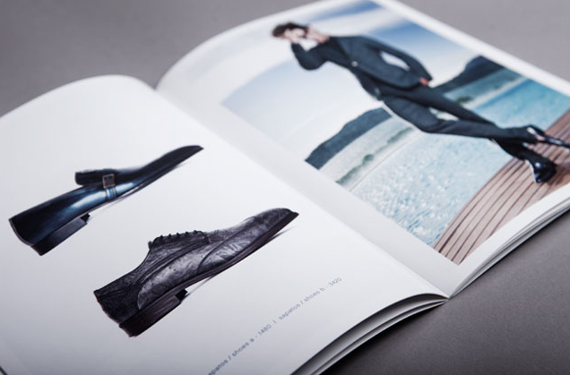 東莞男鞋畫冊設(shè)計要怎么排版？【要新穎】